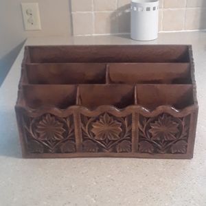 1970s vintage mail/bill holder